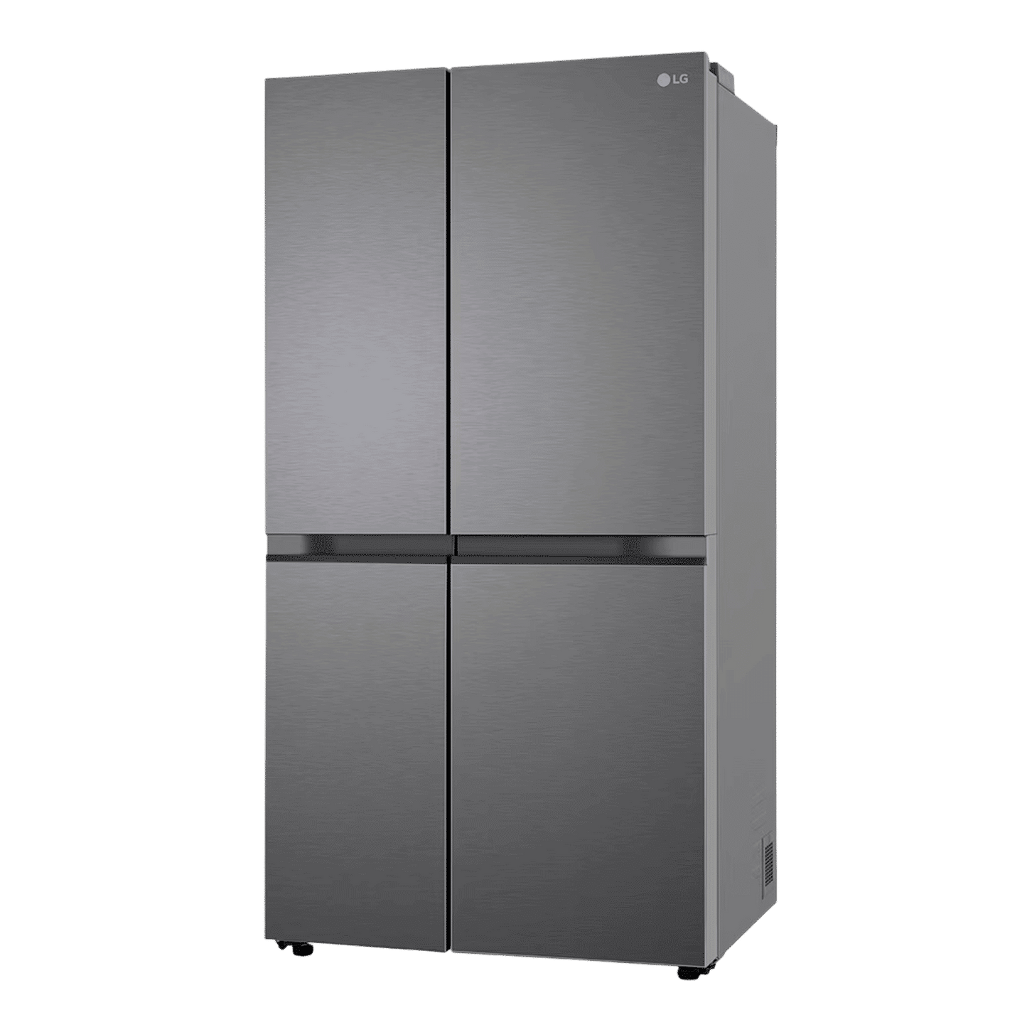 LG 650 Litres 3 Star Frost Free Side by Side Refrigerator with Multi Air Flow (GL-B257JDS3, Dazzle Steel)