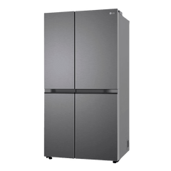 LG 650 Litres 3 Star Frost Free Side by Side Refrigerator with Multi Air Flow (GL-B257JDS3, Dazzle Steel)