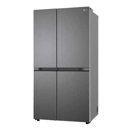 LG 650 Litres 3 Star Frost Free Side by Side Refrigerator with Multi Air Flow (GL-B257JDS3, Dazzle Steel)