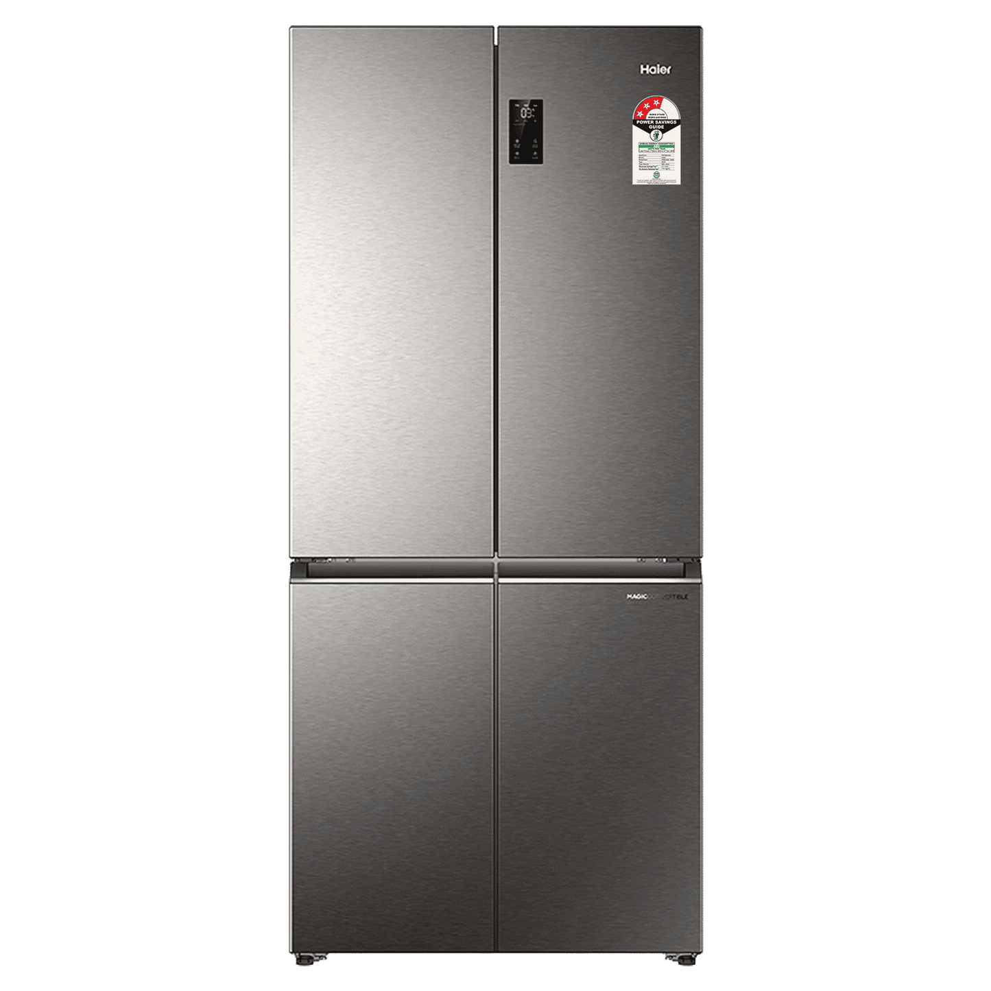 Haier 520 Litres 3 Star Frost Free French Door Convertible Refrigerator (HRB-600IS, Inox Steel)
