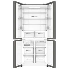 Haier 520 Litres 3 Star Frost Free French Door Convertible Refrigerator (HRB-600IS, Inox Steel)