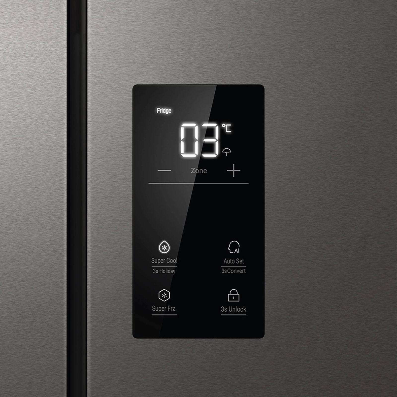 Haier 520 Litres 3 Star Frost Free French Door Convertible Refrigerator (HRB-600IS, Inox Steel)