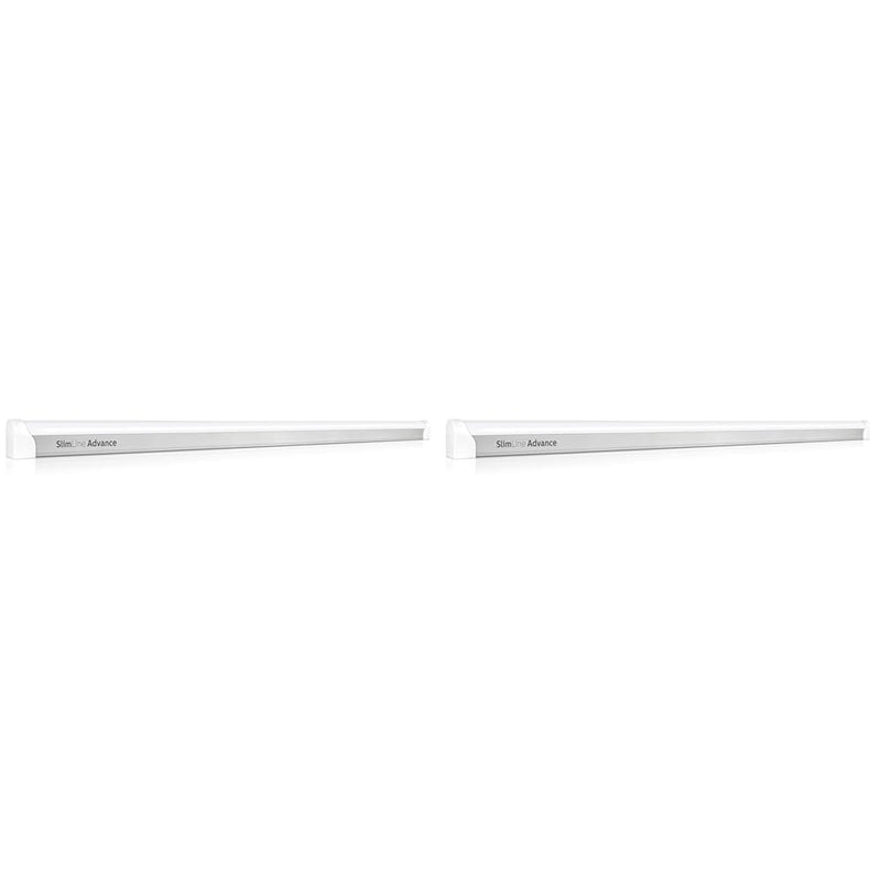 Philips 36W Slimline Advance High Brightness 4 Feet LED Tube Light, Pack of 2 (Cool Day White)