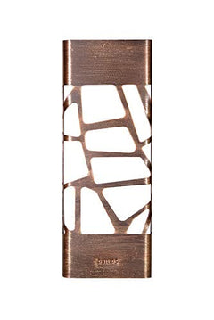 Philips 15W Rectangular Oriel LED Giraffe WW Dim Wall Light (Brown)