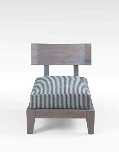 Single Seater Sofa | Solid sheesham Wood Standard Single Seater Sofa for Living Room