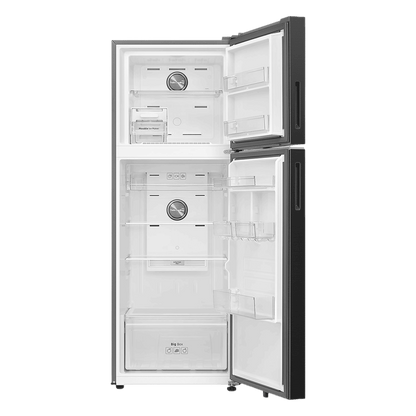 SAMSUNG 330 Litres 3 Star Frost Free Double Door Smart Wifi Enabled Refrigerator with Bespoke AI (RT34DG5A4DBXHL, Luxe Black)