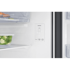 SAMSUNG 330 Litres 3 Star Frost Free Double Door Smart Wifi Enabled Refrigerator with Bespoke AI (RT34DG5A4DBXHL, Luxe Black)