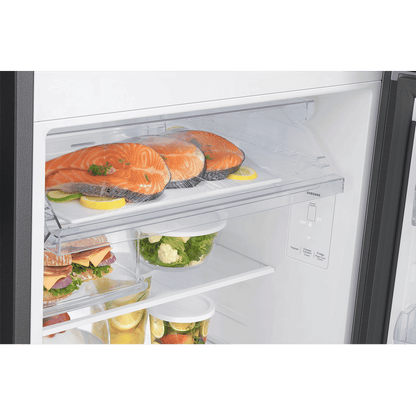 SAMSUNG 330 Litres 3 Star Frost Free Double Door Smart Wifi Enabled Refrigerator with Bespoke AI (RT34DG5A4DBXHL, Luxe Black)