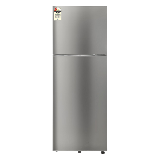 SAMSUNG 350 Litres 2 Star Frost Free Double Door Smart Wifi Enabled Refrigerator with Bespoke AI (RT38DG5A2BSLHL, Real Stainless)