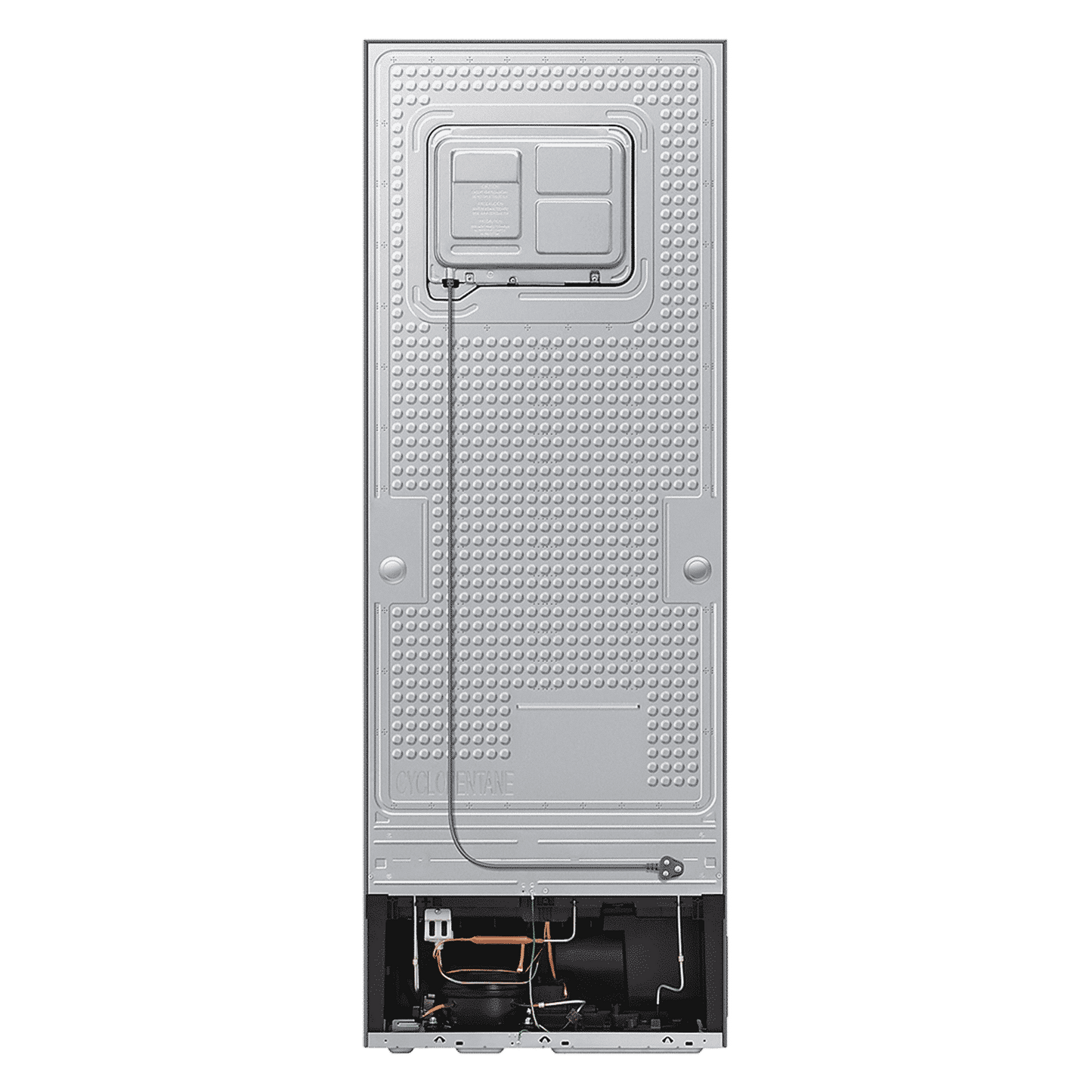 SAMSUNG 350 Litres 2 Star Frost Free Double Door Smart Wifi Enabled Refrigerator with Bespoke AI (RT38DG5A2BSLHL, Real Stainless)