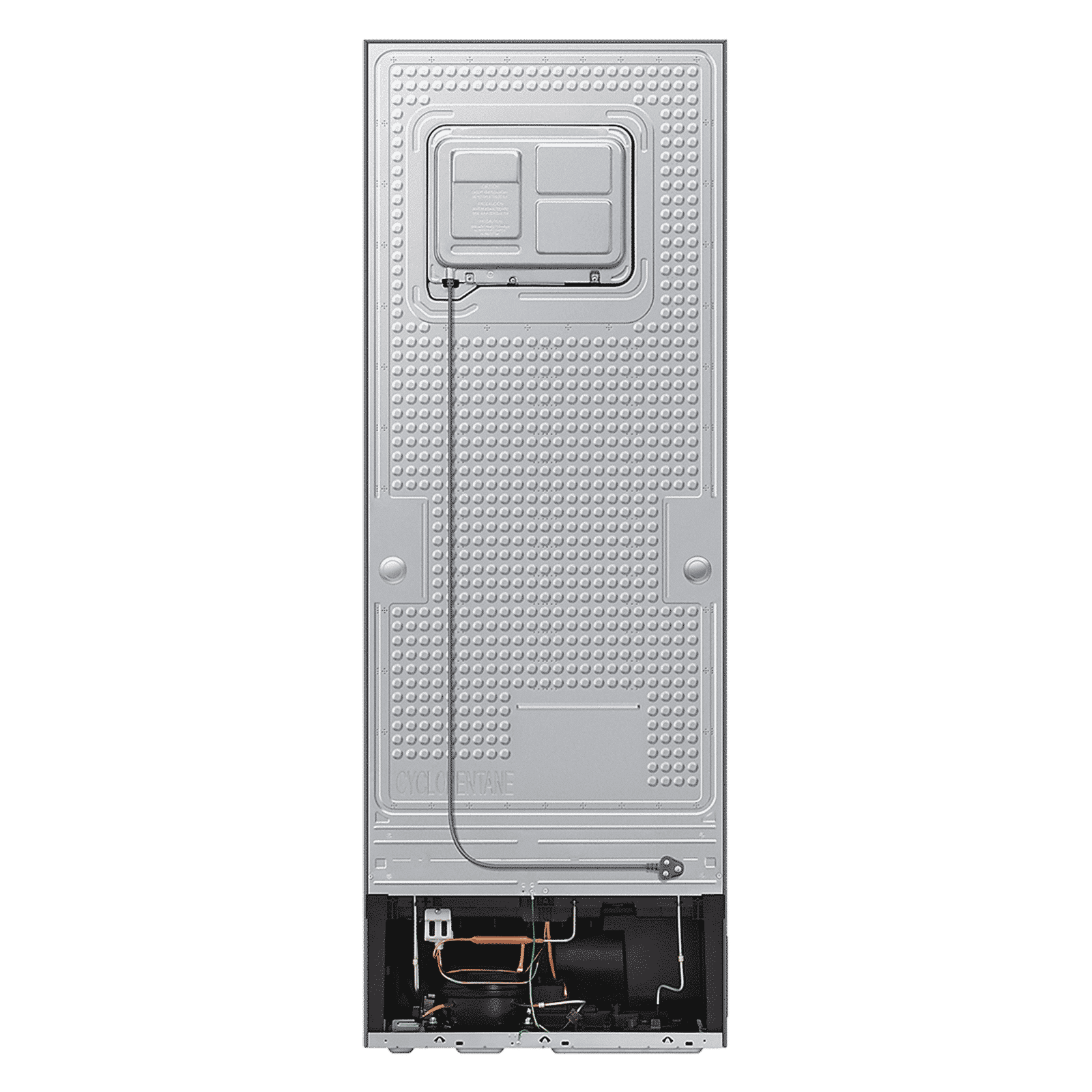 SAMSUNG 350 Litres 2 Star Frost Free Double Door Smart Wifi Enabled Refrigerator with Bespoke AI (RT38DG5A2BSLHL, Real Stainless)