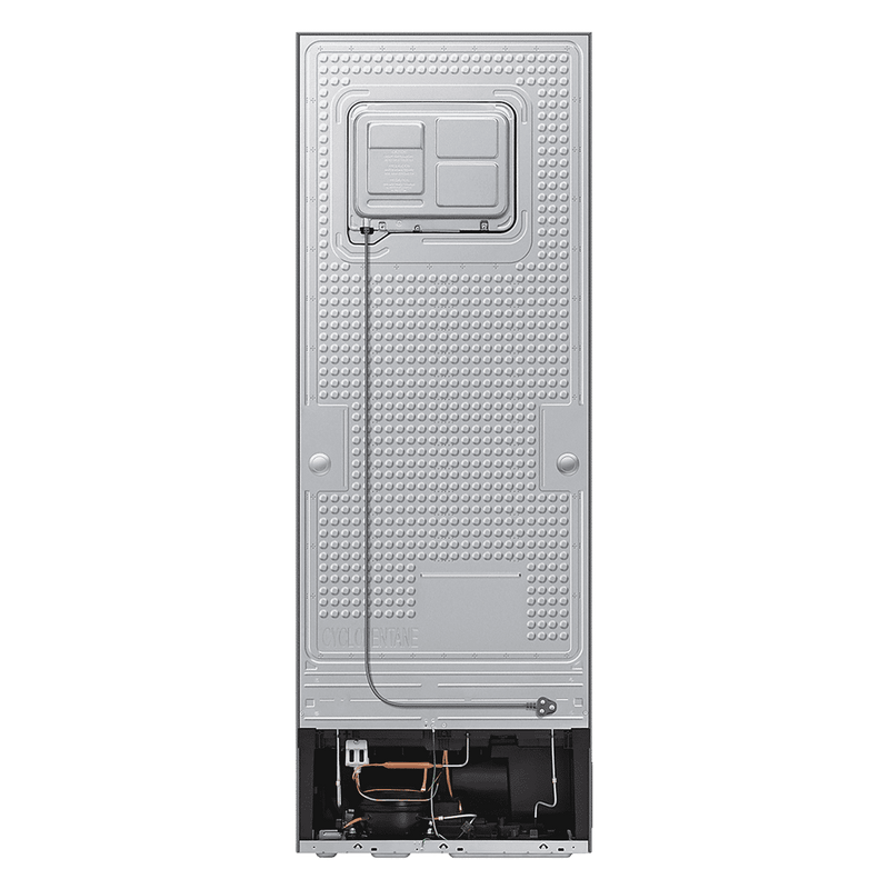 SAMSUNG 350 Litres 2 Star Frost Free Double Door Smart Wifi Enabled Refrigerator with Bespoke AI (RT38DG5A2BSLHL, Real Stainless)