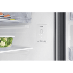 SAMSUNG 350 Litres 2 Star Frost Free Double Door Smart Wifi Enabled Refrigerator with Bespoke AI (RT38DG5A2BSLHL, Real Stainless)