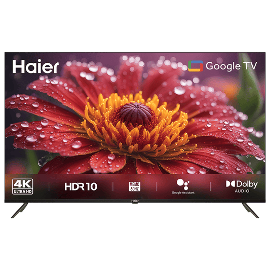 Haier L43FG 109.22 cm (43 inch) 4K Ultra HD LED Smart Google TV with Google Voice Assistant (2023 model)
