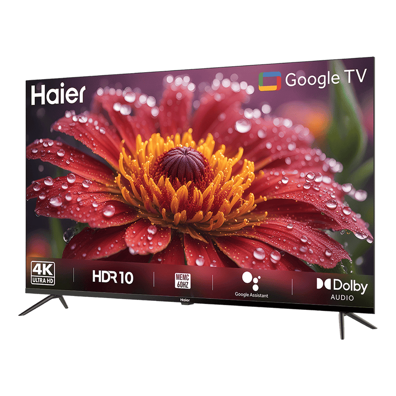 Haier L43FG 109.22 cm (43 inch) 4K Ultra HD LED Smart Google TV with Google Voice Assistant (2023 model)