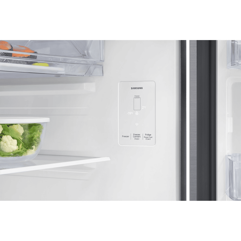 SAMSUNG 350 Litres 3 Star Frost Free Double Door Smart Wifi Enabled Refrigerator with Bespoke AI (RT38DG5A4DS8HL, Elegant Inox)
