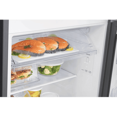 SAMSUNG 350 Litres 3 Star Frost Free Double Door Smart Wifi Enabled Refrigerator with Bespoke AI (RT38DG5A4DBXHL, Luxe Black)