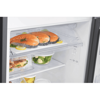 SAMSUNG 350 Litres 3 Star Frost Free Double Door Smart Wifi Enabled Refrigerator with Bespoke AI (RT38DG5A4DBXHL, Luxe Black)