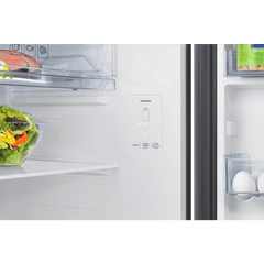 SAMSUNG 396 Litres 2 Star Frost Free Double Door Smart Wifi Enabled Refrigerator with Bespoke AI (RT41DG6A2BSLHL, Real Stainless)