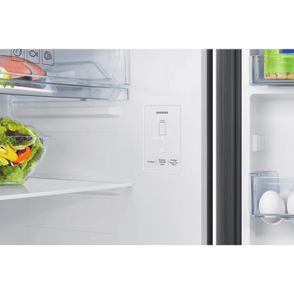 SAMSUNG 396 Litres 2 Star Frost Free Double Door Smart Wifi Enabled Refrigerator with Bespoke AI (RT41DG6A2BSLHL, Real Stainless)