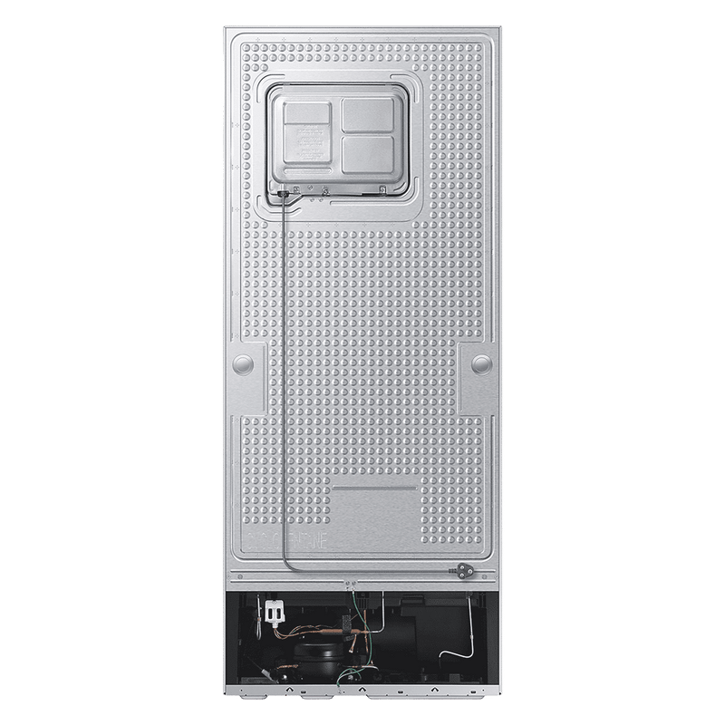 SAMSUNG 396 Litres 2 Star Frost Free Double Door Smart Wifi Enabled Refrigerator with Bespoke AI (RT41DG6A2BSLHL, Real Stainless)