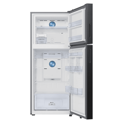 SAMSUNG 396 Litres 3 Star Frost Free Double Door Smart Wifi Enabled Refrigerator with Bespoke AI (RT41DG6A4DB1HL, Black Matt)