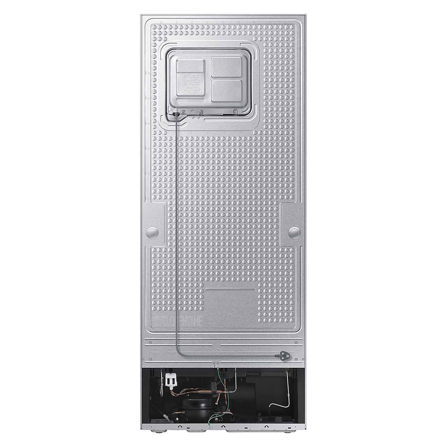 SAMSUNG 419 Litres 2 Star Frost Free Double Door Smart Wifi Enabled Refrigerator with Bespoke AI (RT45DG6A2BS8HL, Elegant Inox)