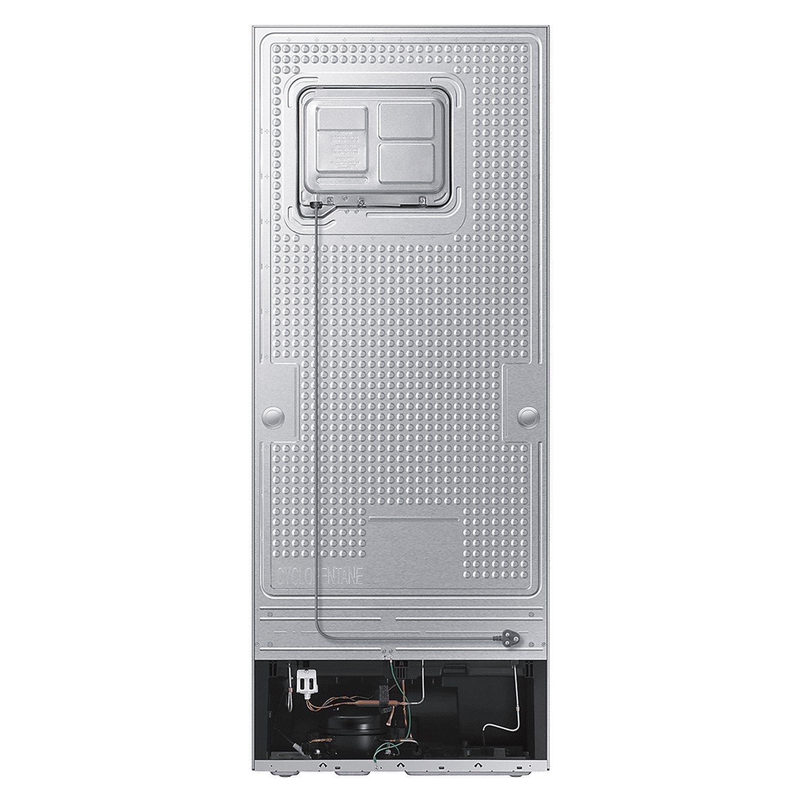 SAMSUNG 419 Litres 2 Star Frost Free Double Door Smart Wifi Enabled Refrigerator with Bespoke AI (RT45DG6A2BS8HL, Elegant Inox)