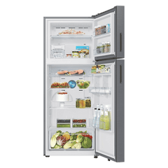 SAMSUNG 419 Litres 2 Star Frost Free Double Door Smart Wifi Enabled Refrigerator with Bespoke AI (RT45DG6A2BS8HL, Elegant Inox)