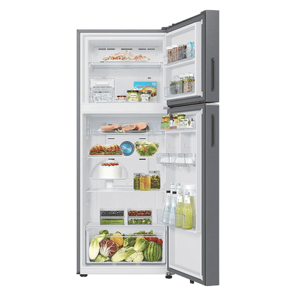 SAMSUNG 419 Litres 2 Star Frost Free Double Door Smart Wifi Enabled Refrigerator with Bespoke AI (RT45DG6A2BS8HL, Elegant Inox)