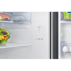 SAMSUNG 419 Litres 2 Star Frost Free Double Door Smart Wifi Enabled Refrigerator with Bespoke AI (RT45DG6A2BS8HL, Elegant Inox)