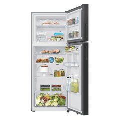 SAMSUNG 419 Litres 3 Star Frost Free Double Door Smart Wifi Enabled Refrigerator with Bespoke AI (RT45DG6A4DB1HL, Black Matt)