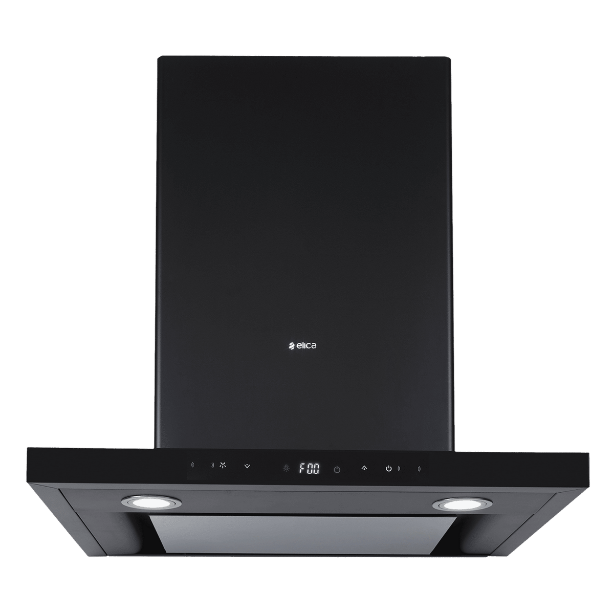 Elica ISMART SPOT H4 EDS LTW 60 NERO 60cm 1425mA A3/hr Ducted Wall Mounted Chimney with Motion Sensor Control (Black)