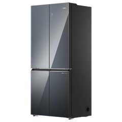Haier Lumiere 520 Liters 3 Star Auto Defrost Four Door Smart Wifi Enabled Refrigerator with Colorful Digital Display (HRB-600MGU1, Mirror Glass)