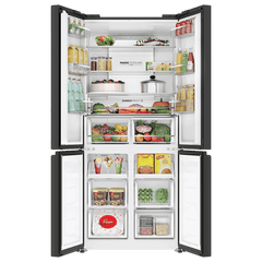 Haier Lumiere 520 Liters 3 Star Auto Defrost Four Door Smart Wifi Enabled Refrigerator with Colorful Digital Display (HRB-600MGU1, Mirror Glass)