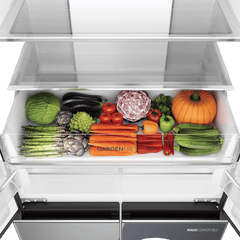 Haier Lumiere 520 Liters 3 Star Auto Defrost Four Door Smart Wifi Enabled Refrigerator with Colorful Digital Display (HRB-600MGU1, Mirror Glass)