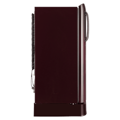 LG 201 Series 185 Litres 5 Star Direct Cool Single Door Refrigerator with Auto Smart Connect (GL-D201ASBU, Scarlet Bloom)