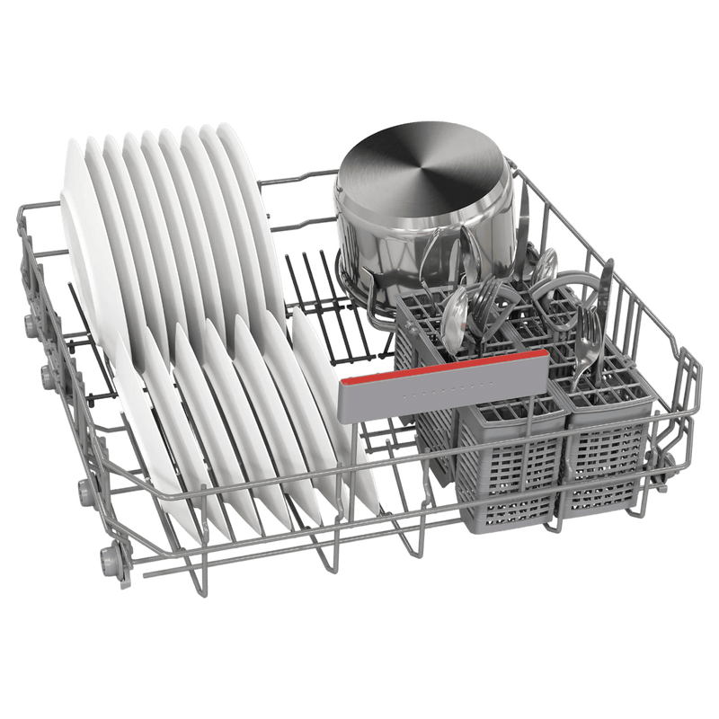BOSCH Series 6 14 Place Settings Free Standing Dishwasher with Glass Protection Technology (No Pre-rinse Required, White)