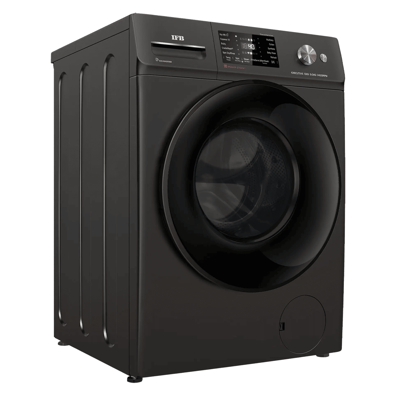IFB 9 kg 5 Star Wi-Fi Inverter Fully Automatic Front Load Washing Machine (Executive OXN 9014K, AI Technology, Onyx Grey)