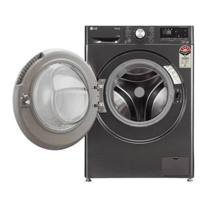 LG 12 kg 5 Star Wi-Fi Inverter Fully Automatic Front Load Washing Machine (FHP1412Z9B.APBQEIL, AI Direct Drive, Platinum Black)