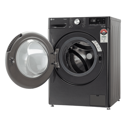 LG 12 kg 5 Star Wi-Fi Inverter Fully Automatic Front Load Washing Machine (FHP1412Z9B.APBQEIL, AI Direct Drive, Platinum Black)