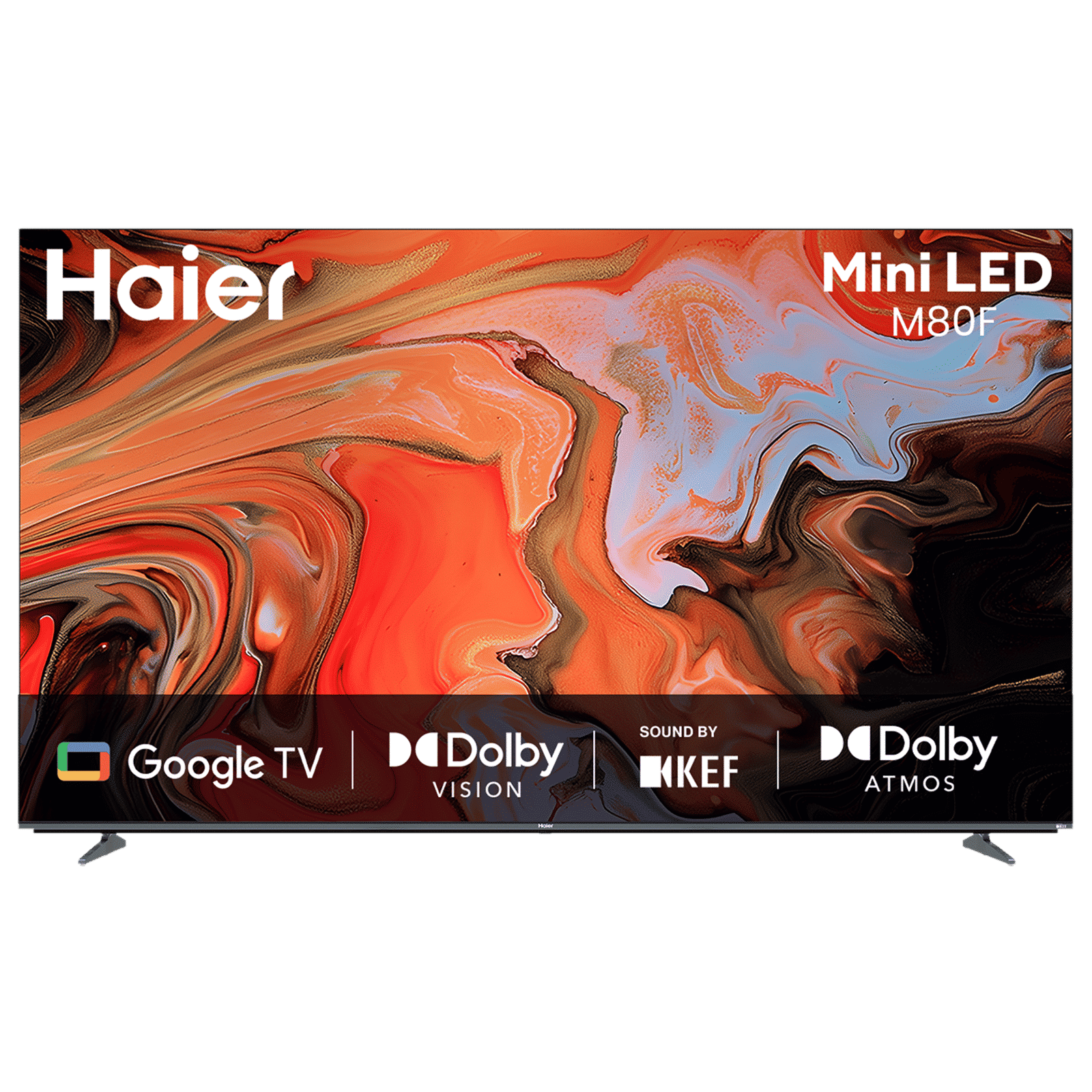 Haier 55M80 139.7 cm (55 inch) 4K Ultra HD Mini LED Smart Google TV with Google Assistant Support (2025 model)