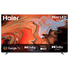 Haier 55M80 139.7 cm (55 inch) 4K Ultra HD Mini LED Smart Google TV with Google Assistant Support (2025 model)