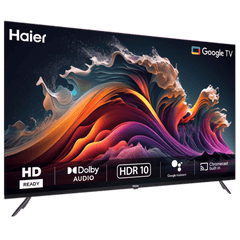 Haier 81.28 cm (32 inch) HD Ready LED Smart Google TV with Google Assistant (2025 model)