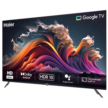 Haier 81.28 cm (32 inch) HD Ready LED Smart Google TV with Google Assistant (2025 model)