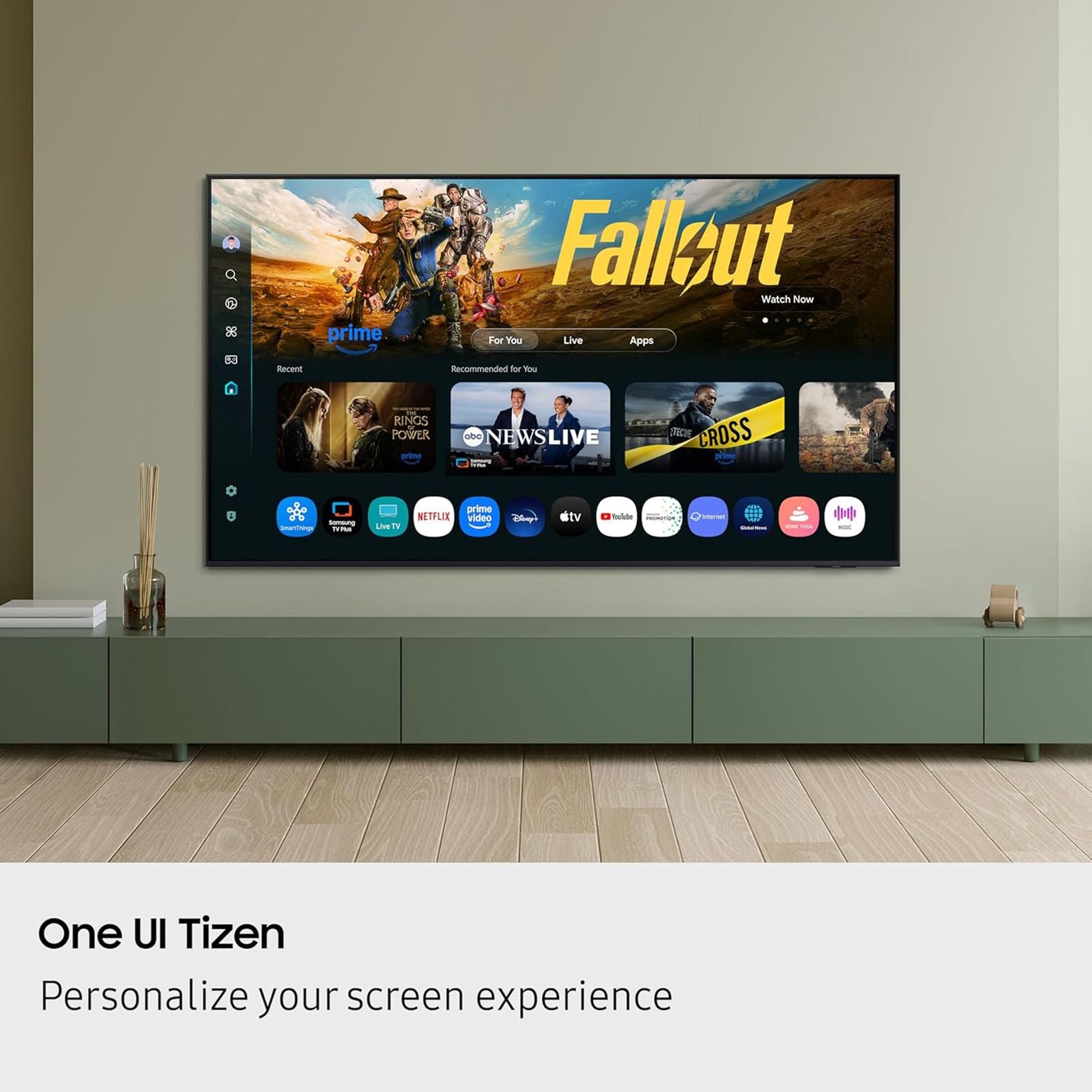 SAMSUNG U8100F 109.22 cm (43 inch) 4K Ultra HD LED Smart Tizen TV with Alexa & Google Assistant (2025 model)