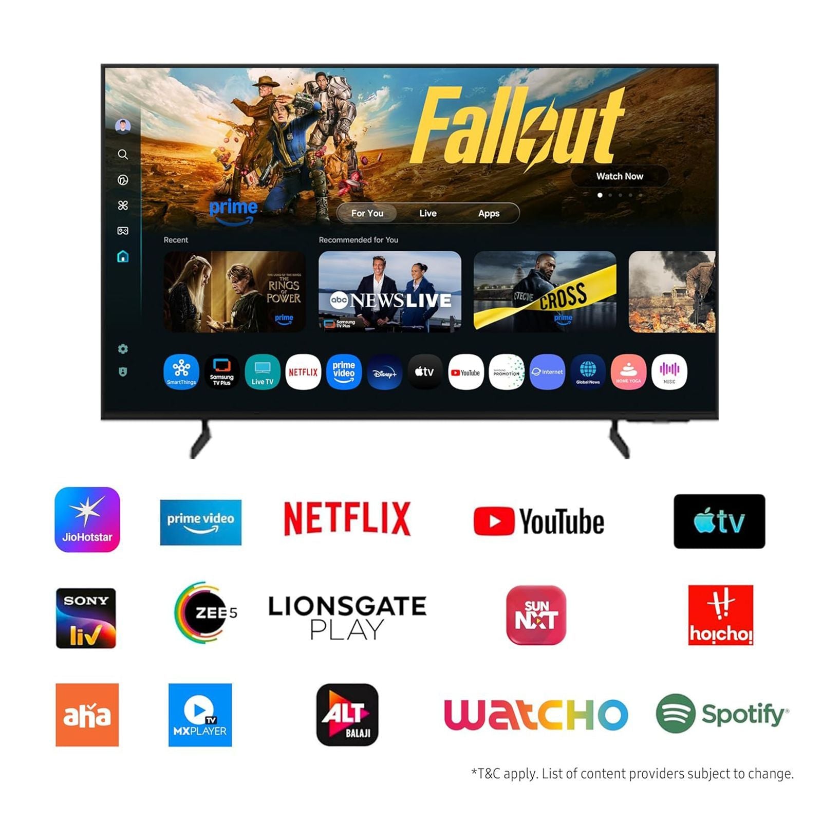 SAMSUNG U8100F 109.22 cm (43 inch) 4K Ultra HD LED Smart Tizen TV with Alexa & Google Assistant (2025 model)