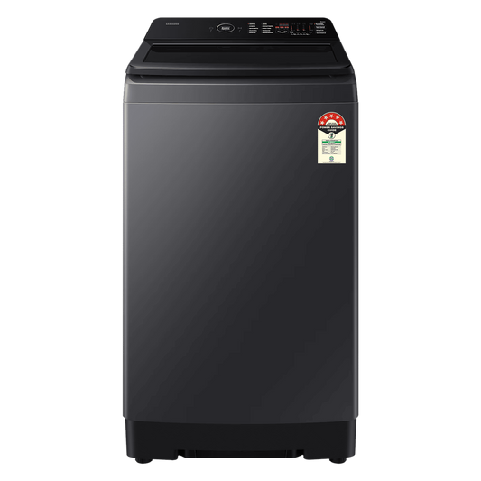 SAMSUNG 8 kg 5 Star Wi-Fi Inverter Fully Automatic Top Load Washing Machine (WA80F08S2CTL, AI VRT+ Technology, Deep Charcoal)