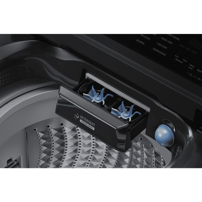 SAMSUNG 8 kg 5 Star Wi-Fi Inverter Fully Automatic Top Load Washing Machine (WA80F08S2CTL, AI VRT+ Technology, Deep Charcoal)