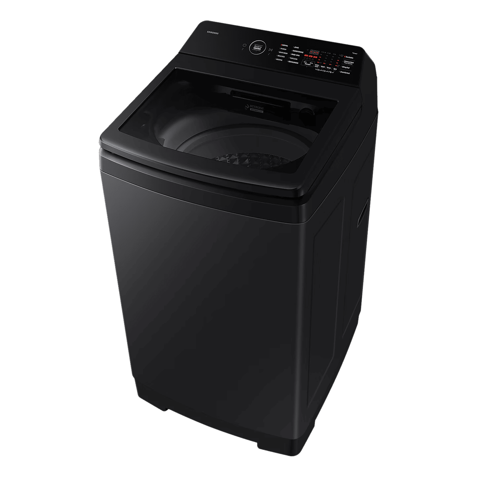 SAMSUNG 8 kg 5 Star Wi-Fi Inverter Fully Automatic Top Load Washing Machine (WA80F08E2BTL, AI VRT+ Technology, Black Caviar)